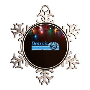 Detroit Personalized Nickname Metallic Star Ornament