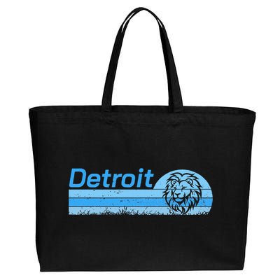 Detroit Personalized Nickname Cotton Canvas Jumbo Tote