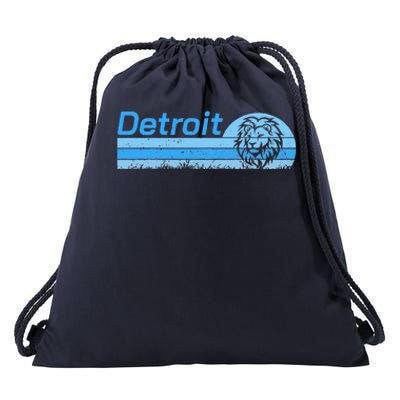 Detroit Personalized Nickname Drawstring Bag