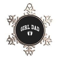 Dad Proud New Dad Classic Metallic Star Ornament