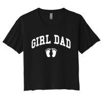 Dad Proud New Dad Classic Women's Crop Top Tee