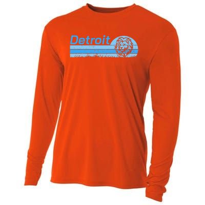 Detroit Personalized Nickname Cooling Performance Long Sleeve Crew