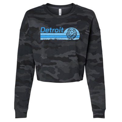 Detroit Personalized Nickname Cropped Pullover Crew