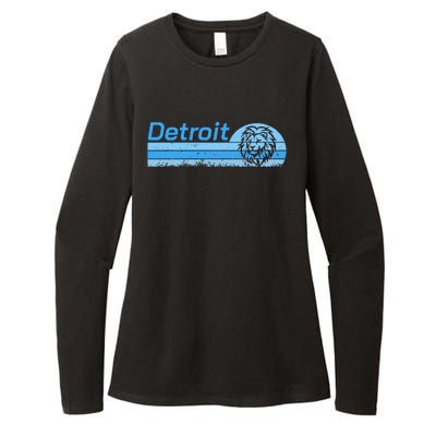 Detroit Personalized Nickname Womens CVC Long Sleeve Shirt