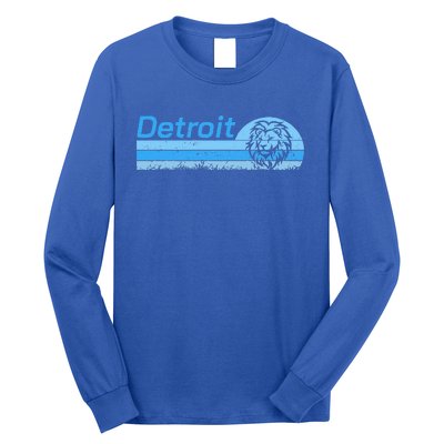 Detroit Personalized Nickname Long Sleeve Shirt