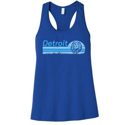 Detroit Personalized Nickname Women's Racerback Tank