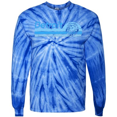 Detroit Personalized Nickname Tie-Dye Long Sleeve Shirt