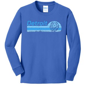 Detroit Personalized Nickname Kids Long Sleeve Shirt