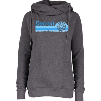 Detroit Personalized Nickname Womens Funnel Neck Pullover Hood