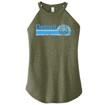 Detroit Personalized Nickname Women's Perfect Tri Rocker Tank