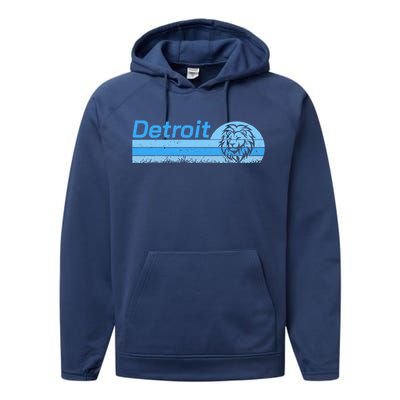 Detroit Personalized Nickname Performance Fleece Hoodie