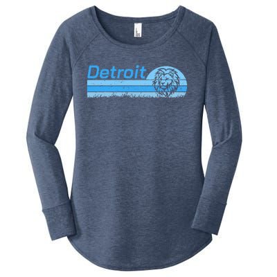 Detroit Personalized Nickname Women's Perfect Tri Tunic Long Sleeve Shirt