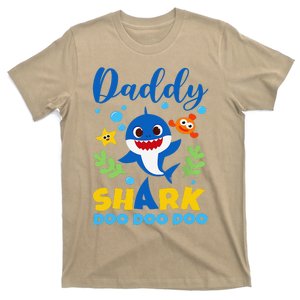 Daddy Papa Of The Shark Birthday Family Matching Birthday T-Shirt