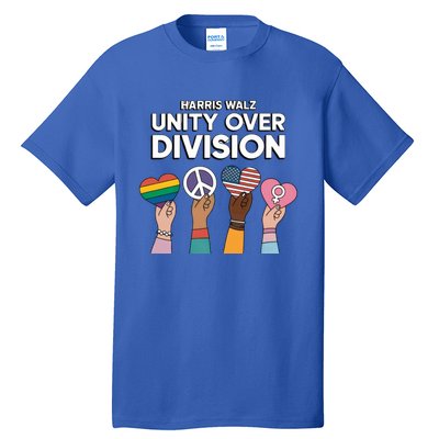 Diverse Paths One Unified Heart Harris And Walz Gift Tall T-Shirt