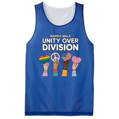 Diverse Paths One Unified Heart Harris And Walz Gift Mesh Reversible Basketball Jersey Tank