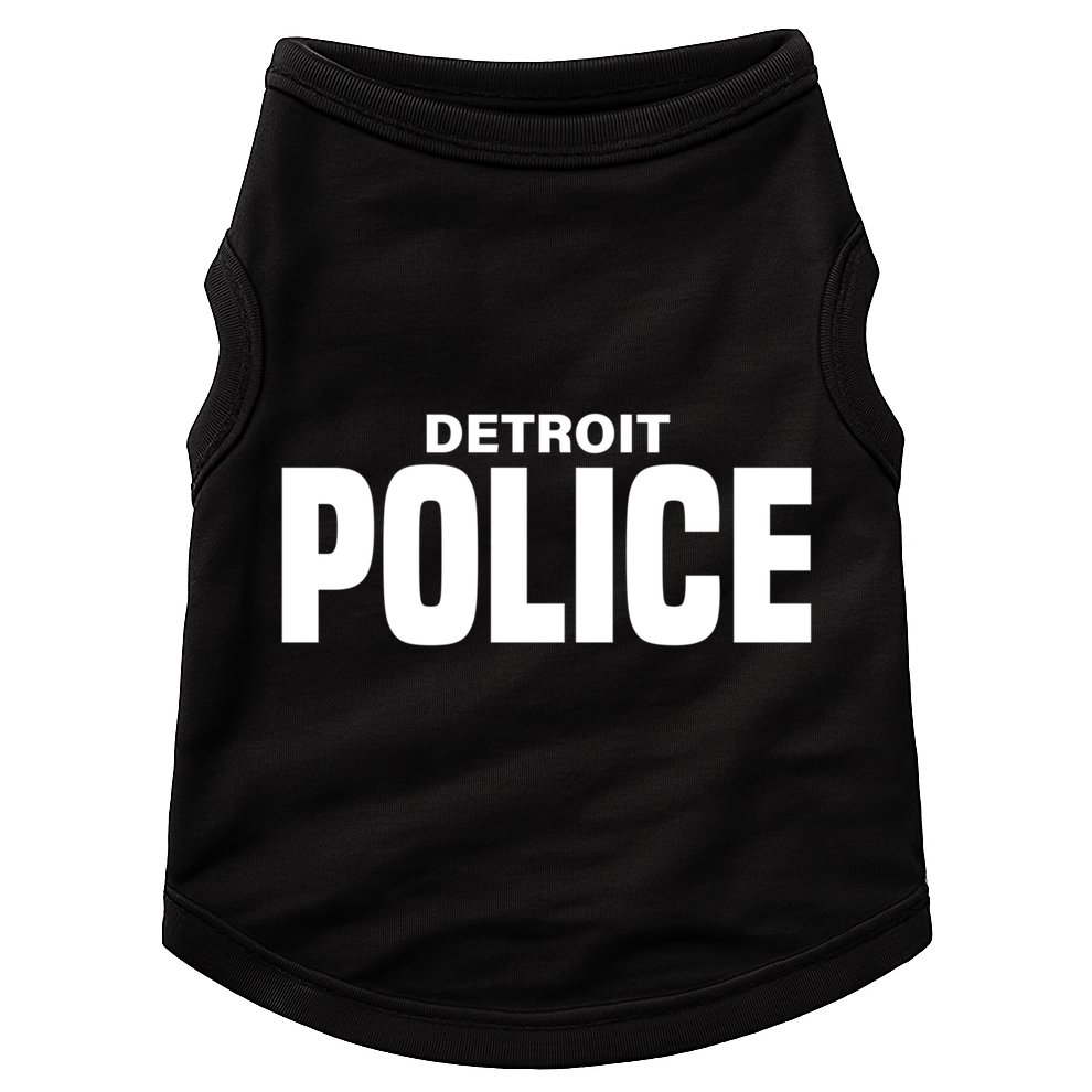 Detroit Police Officer Michigan Policeman Uniform Duty Cool Gift Doggie Tank