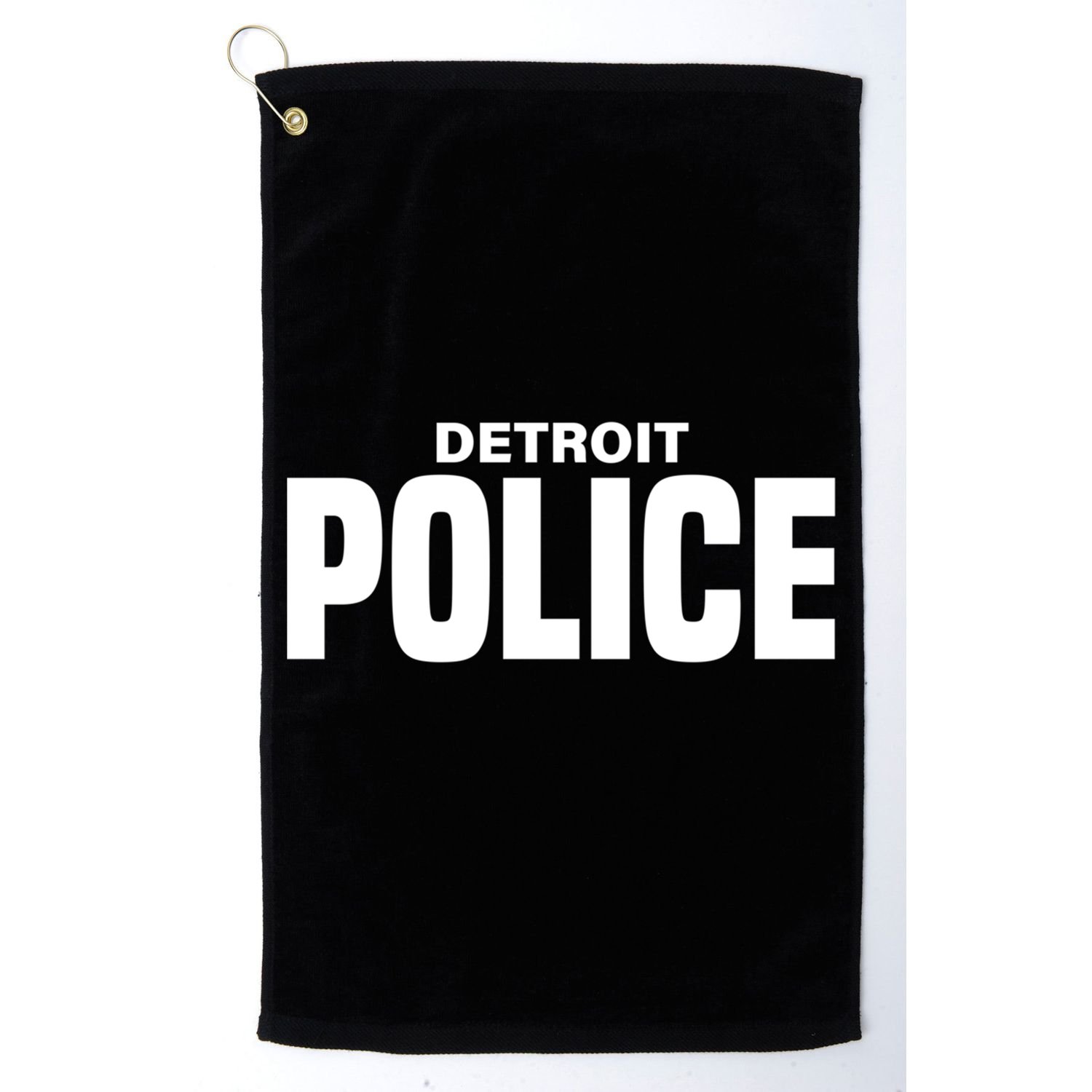 Detroit Police Officer Michigan Policeman Uniform Duty Cool Gift Golf Towel