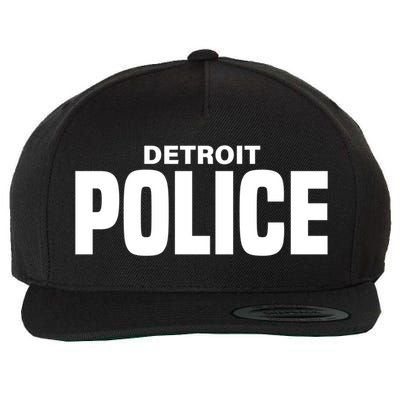 Detroit Police Officer Michigan Policeman Uniform Duty Cool Gift Wool Snapback Cap