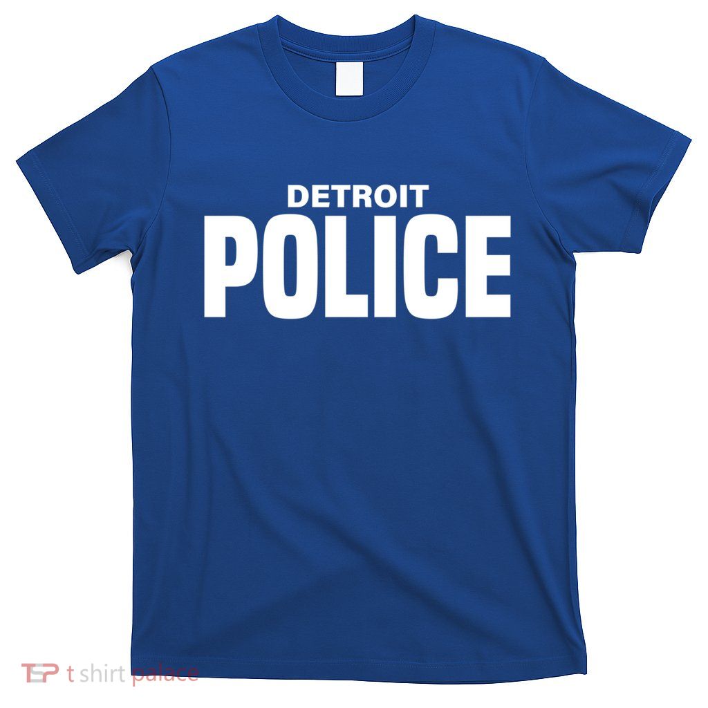 Detroit Police Officer Michigan Policeman Uniform Duty Cool Gift T-Shirt
