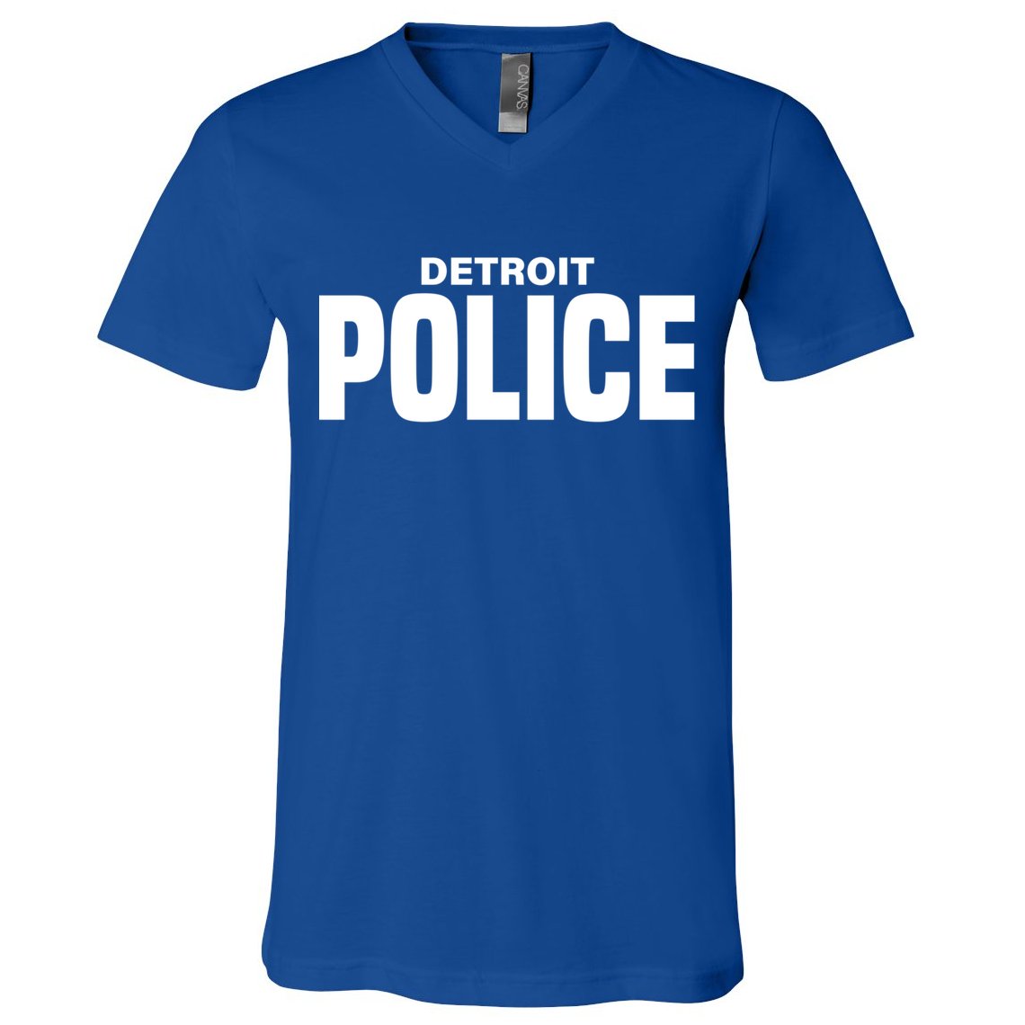 Detroit Police Officer Michigan Policeman Uniform Duty Cool Gift V-Neck T-Shirt