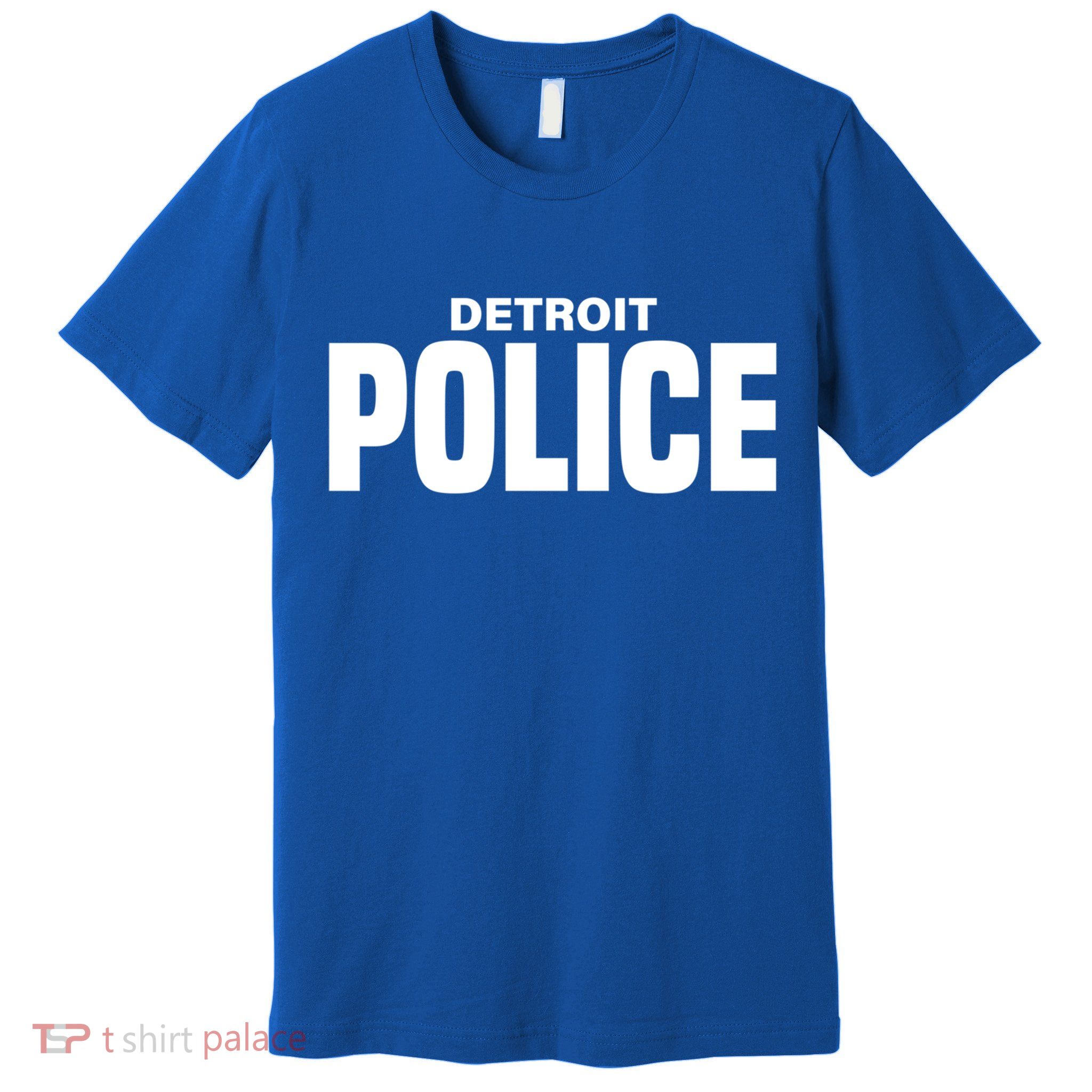 Detroit Police Officer Michigan Policeman Uniform Duty Cool Gift Premium T-Shirt