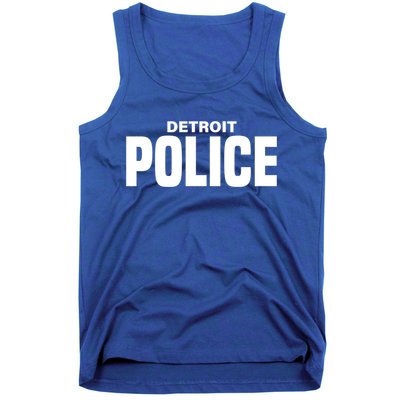 Detroit Police Officer Michigan Policeman Uniform Duty Cool Gift Tank Top