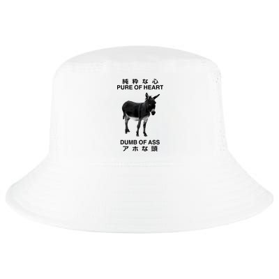 Donkey Pure Of Heart Dumb Of Ass Japanese Cool Comfort Performance Bucket Hat