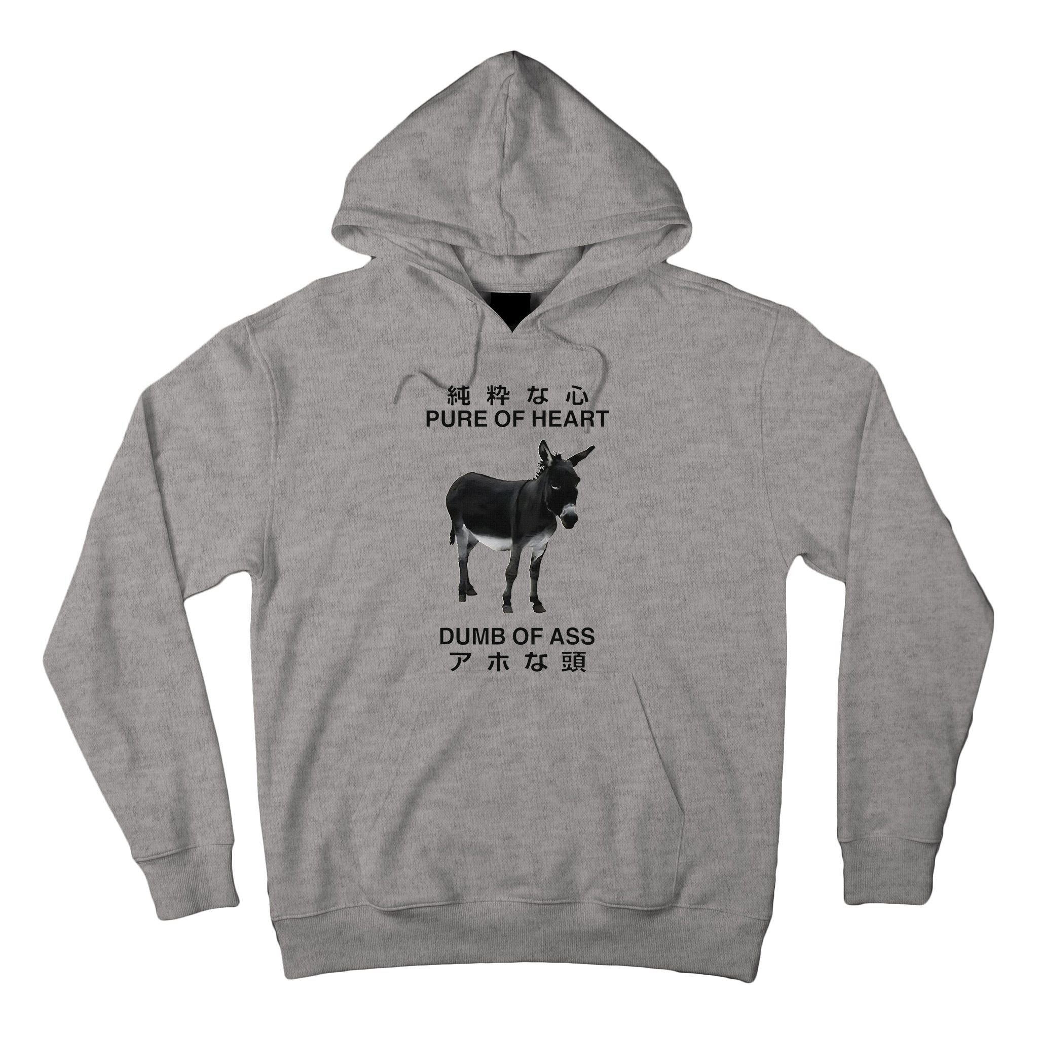 Donkey Pure Of Heart Dumb Of Ass Japanese Tall Hoodie
