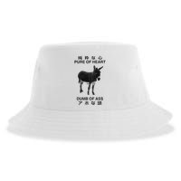 Donkey Pure Of Heart Dumb Of Ass Japanese Sustainable Bucket Hat