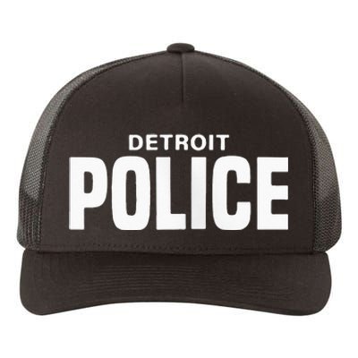 Detroit Police Officer Michigan Policeman Uniform Duty Yupoong Adult 5-Panel Trucker Hat