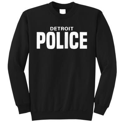 Detroit Police Officer Michigan Policeman Uniform Duty Sweatshirt