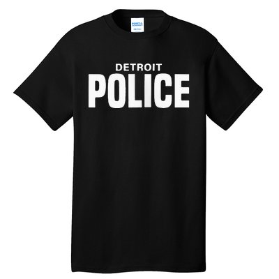 Detroit Police Officer Michigan Policeman Uniform Duty Tall T-Shirt