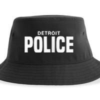 Detroit Police Officer Michigan Policeman Uniform Duty Sustainable Bucket Hat