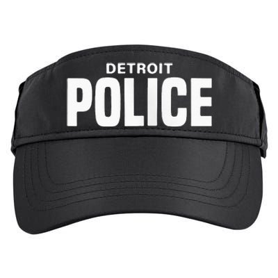 Detroit Police Officer Michigan Policeman Uniform Duty Adult Drive Performance Visor