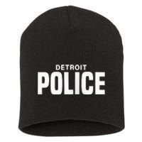 Detroit Police Officer Michigan Policeman Uniform Duty Short Acrylic Beanie