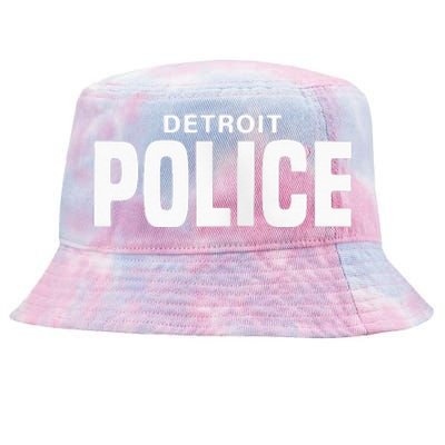 Detroit Police Officer Michigan Policeman Uniform Duty Tie-Dyed Bucket Hat