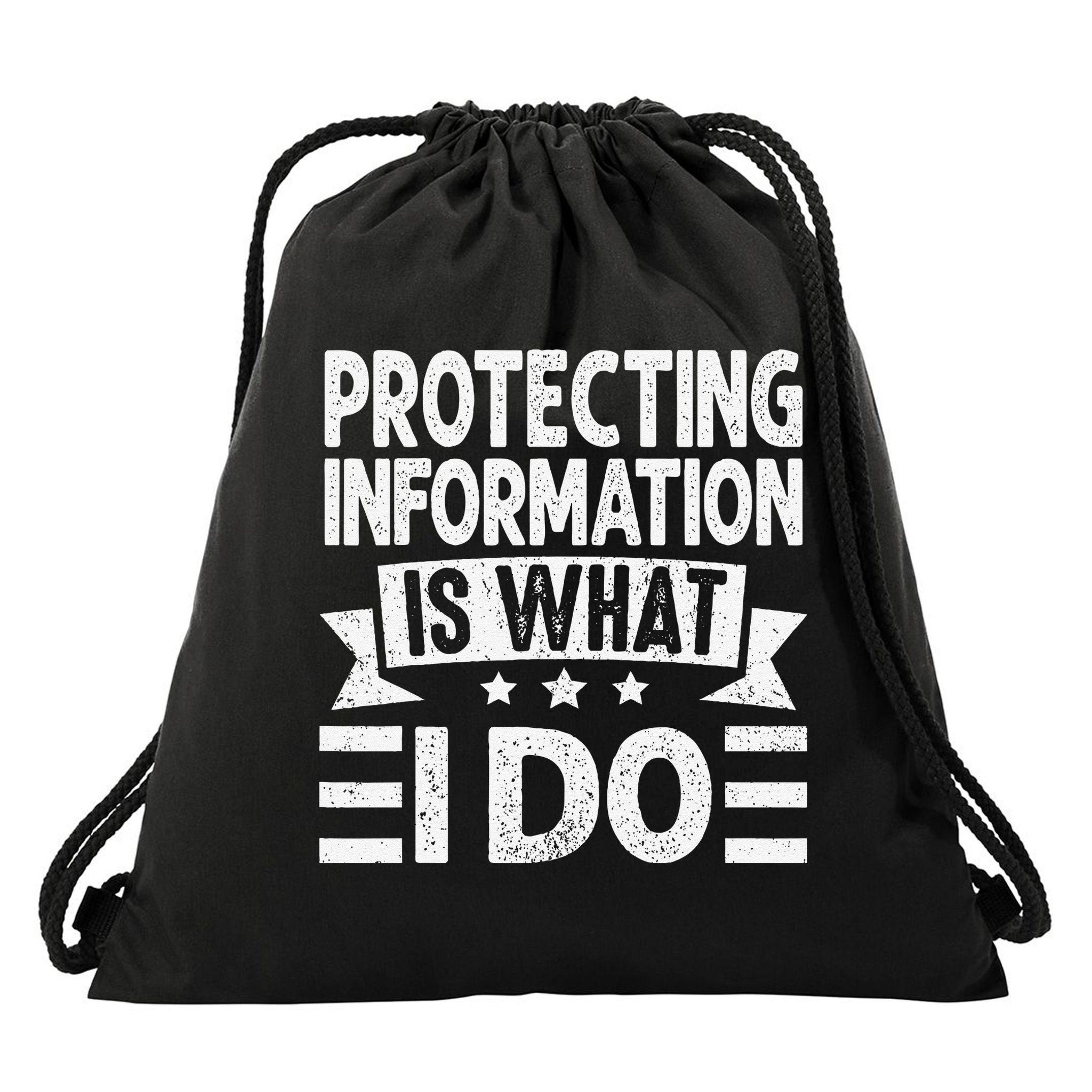 Data Privacy Officers Quote Drawstring Bag