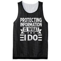 Data Privacy Officers Quote Mesh Reversible Basketball Jersey Tank