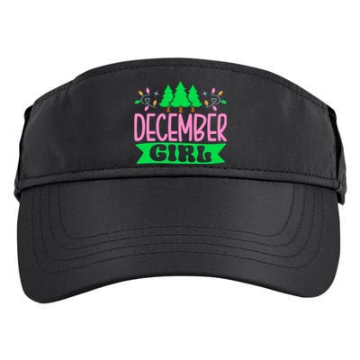 December  Pretty Pink and Green Sorority Aka Christmas Adult Drive Performance Visor