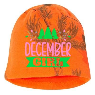 December  Pretty Pink and Green Sorority Aka Christmas Kati - Camo Knit Beanie