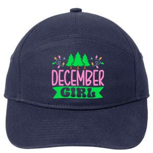 December  Pretty Pink and Green Sorority Aka Christmas 7-Panel Snapback Hat