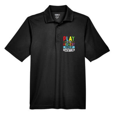 Daycare Provider Play Highest Research Childcare Teacher Men's Origin Performance Pique Polo