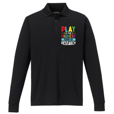 Daycare Provider Play Highest Research Childcare Teacher Performance Long Sleeve Polo