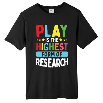 Daycare Provider Play Highest Research Childcare Teacher Tall Fusion ChromaSoft Performance T-Shirt