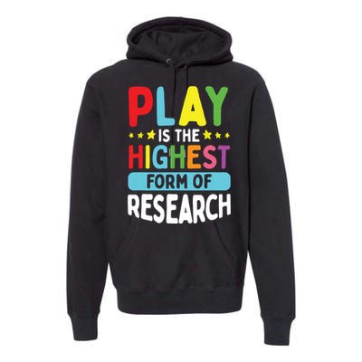 Daycare Provider Play Highest Research Childcare Teacher Premium Hoodie