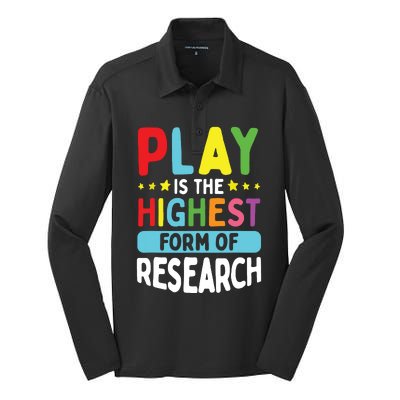 Daycare Provider Play Highest Research Childcare Teacher Silk Touch Performance Long Sleeve Polo