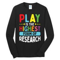 Daycare Provider Play Highest Research Childcare Teacher Tall Long Sleeve T-Shirt