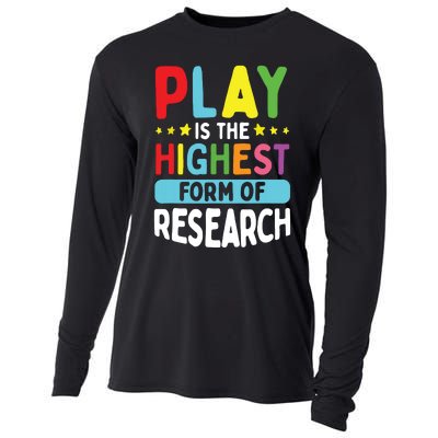 Daycare Provider Play Highest Research Childcare Teacher Cooling Performance Long Sleeve Crew