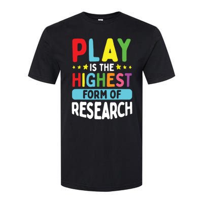 Daycare Provider Play Highest Research Childcare Teacher Softstyle CVC T-Shirt