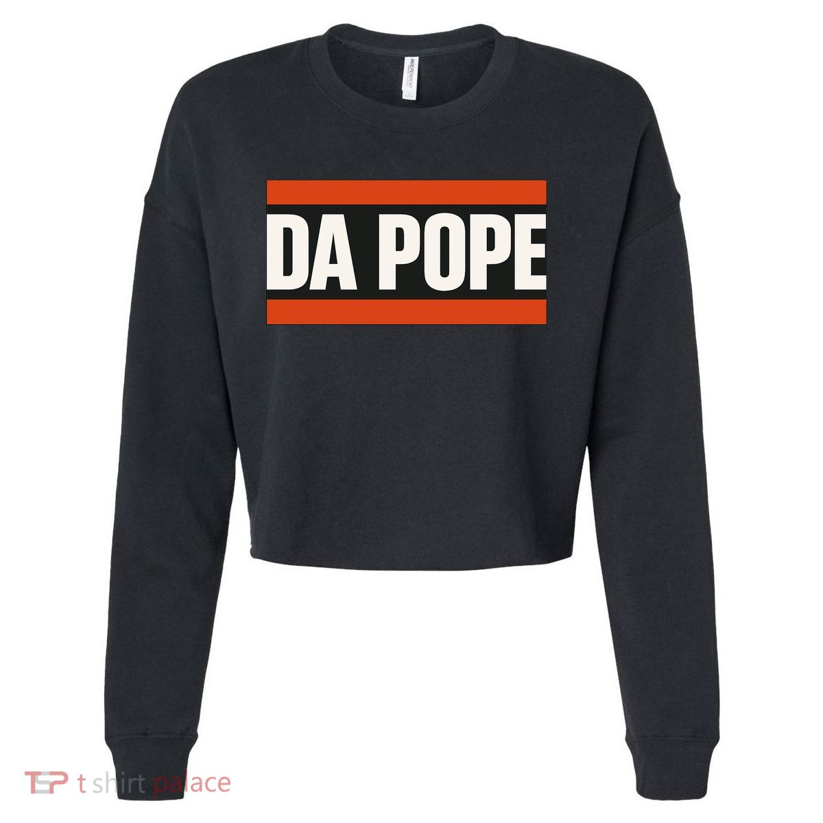 Da Pope Pope Leo XIV Provost From America Chicago Cropped Pullover Crew